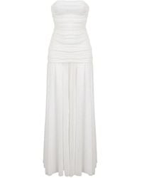 retroféte - Adele Strapless Maxi Dress - Lyst