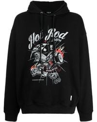 FIVE CM - Terry Graphic-print Cotton Hoodie - Lyst