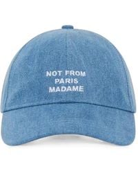 Drole de Monsieur - Casquette En Jean À Slogan - Lyst