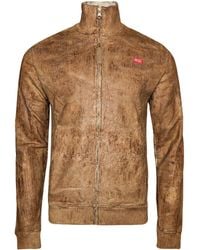DIESEL - Bomber S-Nyce con placca logo - Lyst
