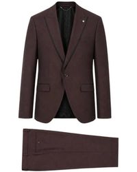 ROBERTO VINCENTI - Textured Single-Breasted Suit - Lyst