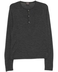 TEAM WANG design - Reset Henley T-Shirt - Lyst