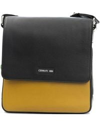 Cerruti 1881 - Leather Messenger Bag - Lyst