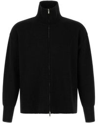 Ma'ry'ya - High-Neck Zip-Up Cardigan - Lyst