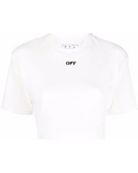 Off-White c/o Virgil Abloh - T-Shirt aus Jersey - Lyst