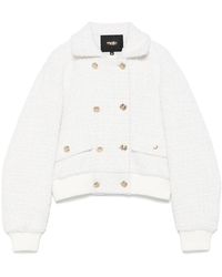 Maje - Jacke Aus Tweed - Lyst