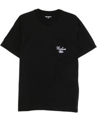 Carhartt - Logo-Embroidered T-Shirt - Lyst