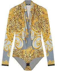 Versace - Body À Imprimé Graphique - Lyst