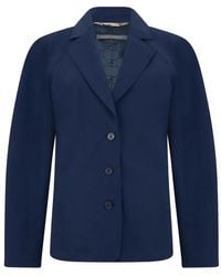 Alberta Ferretti - Notched-Collar Button-Up Jacket - Lyst