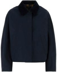 A.P.C. - Corduroy-Collar Cotton Jacket - Lyst
