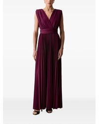 Morgan - Robe Plissée À Design Portefeuille - Lyst