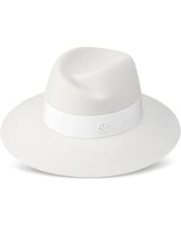 Maison Michel - Virginie Ribbon-Detailed Fedora Hat - Lyst