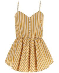 ANDAMANE - Celeste Striped Playsuit - Lyst