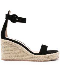 Gianvito Rossi - 90mm Wedge Sandals - Lyst