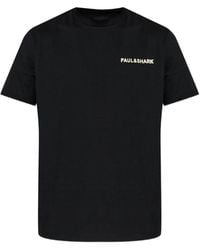 Paul & Shark - Crewneck Logo T-Shirt - Lyst