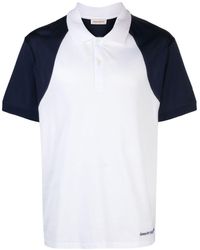 Alexander McQueen - Logo-embroidered Cotton Polo Shirt - Lyst