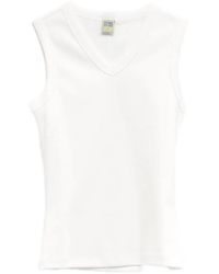 Flore Flore - Jill V-Neck Tank Top - Lyst