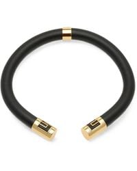 Elisabetta Franchi - Tube Necklace With Logos - Lyst