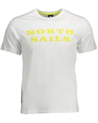 North Sails - Logo-Print Crew-Neck T-Shirt - Lyst
