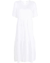 Peserico - Short-sleeve Midi Dress - Lyst