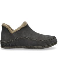 Sorel - Chaussons Manawan À Bords En Fourrure - Lyst