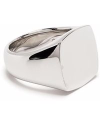 Tom Wood - Cushion Polished Signet Ring - Lyst