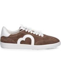 Love Moschino - Heart Suede Sneakers - Lyst