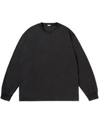 A.PRESSE - Long-Sleeve Crew Neck Sweatshirt - Lyst