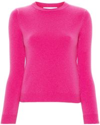 Extreme Cashmere - Logo-embroidered Fine-knit Jumper - Lyst