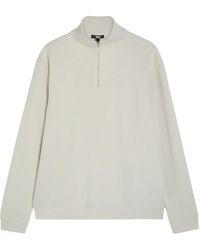 PAIGE - Orion Zip Textured Sweatshirt - Lyst