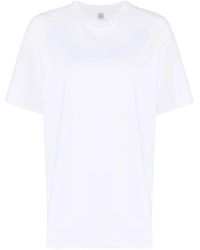 TOTEME - Organic-Cotton T-Shirt - Lyst
