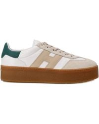 Hogan - Cool Platform Leather Low-Top Sneakers - Lyst