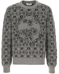 McQueen - Skull Fair Isle Sweater - Lyst