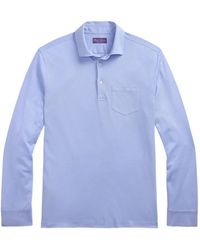 Ralph Lauren - Long-Sleeve Chest-Pocket Polo Shirt - Lyst