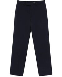 Theory - Pressed-Crease Trousers - Lyst