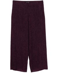 Eileen Fisher - Plissierte Hose mit Webmuster - Lyst
