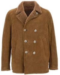 Volfagli - Double-Breasted Boboli Merinillo Jacket - Lyst