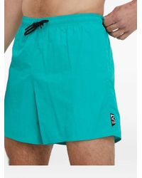 EA7 - Logo-Patch Drawstring Swim Shorts - Lyst