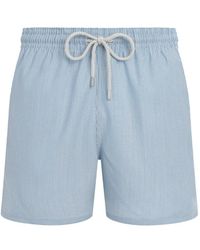 Vilebrequin - Drawstring Striped Swim Shorts - Lyst