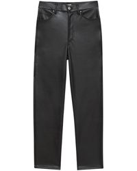 Anine Bing - Sonya Faux Leather Trousers - Lyst