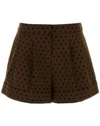 Fendi - Pantalones cortos de vestir con motivo de lunares - Lyst