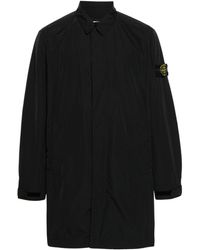 Stone Island - Compass-badge Single-breasted Coat - Lyst