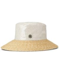 Maison Michel - New Kendall Straw Cloche Hat - Lyst
