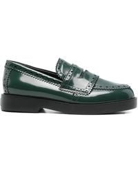 Agl Attilio Giusti Leombruni - Fenice Patent-Leather Brogue Loafers - Lyst