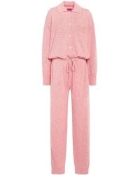 Barrie - X Sofia Coppola Long-Sleeve Cashmere Jumpsuit - Lyst