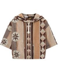 Loewe - Geometric-Pattern Hoodie - Lyst