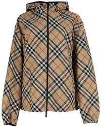 Burberry - Vintage Check Hooded Jacket - Lyst
