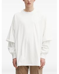 Rick Owens - Tommy Hustler Cotton Long-Sleeves Top - Lyst