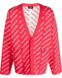 Balenciaga - Sweaters Red - Lyst