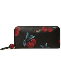 Twinset - Cherry-Print Zip Wallet - Lyst